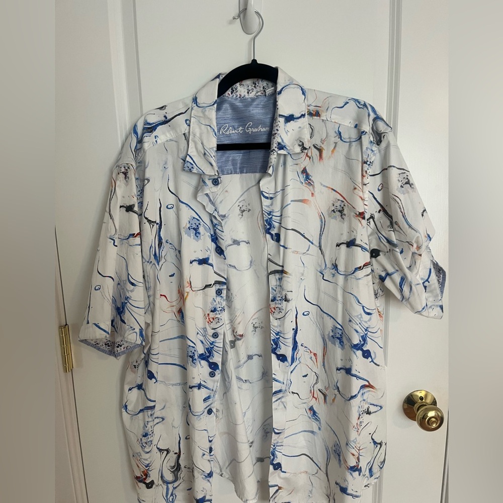 Robert Graham Regular Size1XL Button-Up Casual Button-Down Shirts for Men